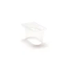 Cambro 1/9 Size 4" Deep Food Pan, 6 15/16" L x 4 1/4" W, Translucent (94PP190)