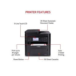 Canon imageCLASS MF275dw Wireless Black & White All-in-One Laser Printer (5621C004)