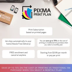 Canon PIXMA TS6420a Wireless Color Inkjet Printer, All-In-One, Print, Scan, Copy (TS6420A BLACK)