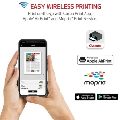 Canon PIXMA TS6420a Wireless Color Inkjet Printer, All-In-One, Print, Scan, Copy (TS6420A WHITE)