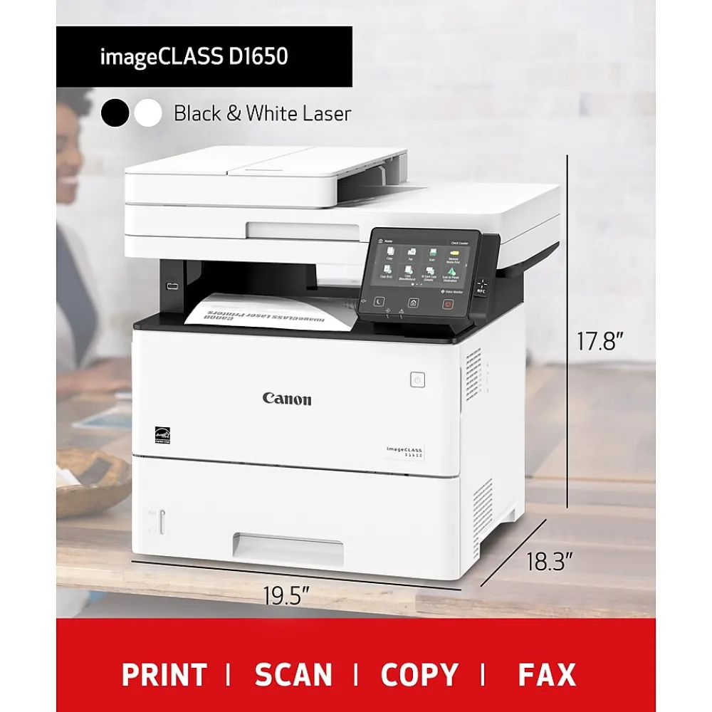 Canon imageCLASS D1650 Wireless Monochrome Laser Multifunction Printer (2223C023)