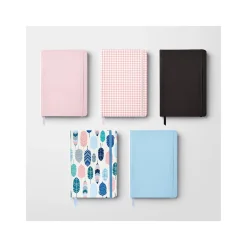 Journals|Carpe Diem Ballerina Pink Check Journal, 5.24