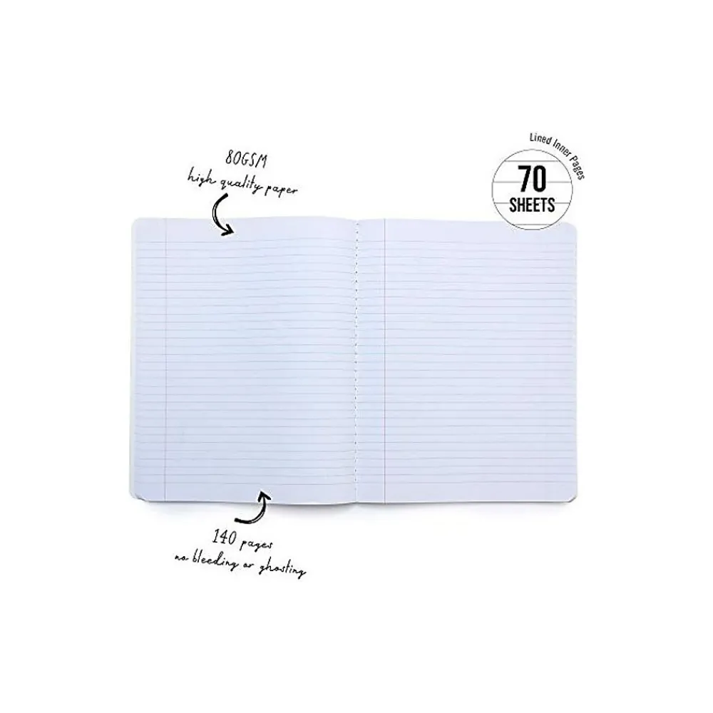 Composition Notebooks|Carpe Diem Floral Love Composition Notebooks, 7.5" x 9.75", College-Ruled, 70 Sheet, Assorted Colors, 3/Pack(9096-CD)