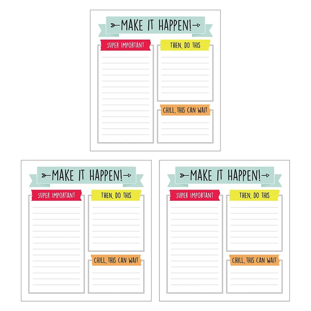 Classroom Paper*Carson-Dellosa Aim High Notepad Set, Multicolored (145398)