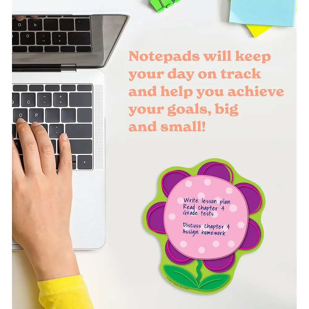 Classroom Paper*Carson-Dellosa Spring Notepad Set, Multicolored (145396)