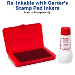 Stamps & Stamp Pads|Carter's Felt Stamp Pads, Red Ink (21070)