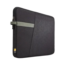 Ibira Polyester Laptop Sleeve for 11" Laptops, Black (3203349)<Case Logic New