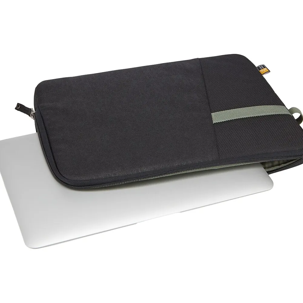 Ibira Polyester Laptop Sleeve for 11" Laptops, Black (3203349)<Case Logic New