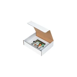 New Unbranded CD Literature Mailer Kits, 11 1/8" x 8 3/4" x 4", White, 50/Bundle (CDLM1184)