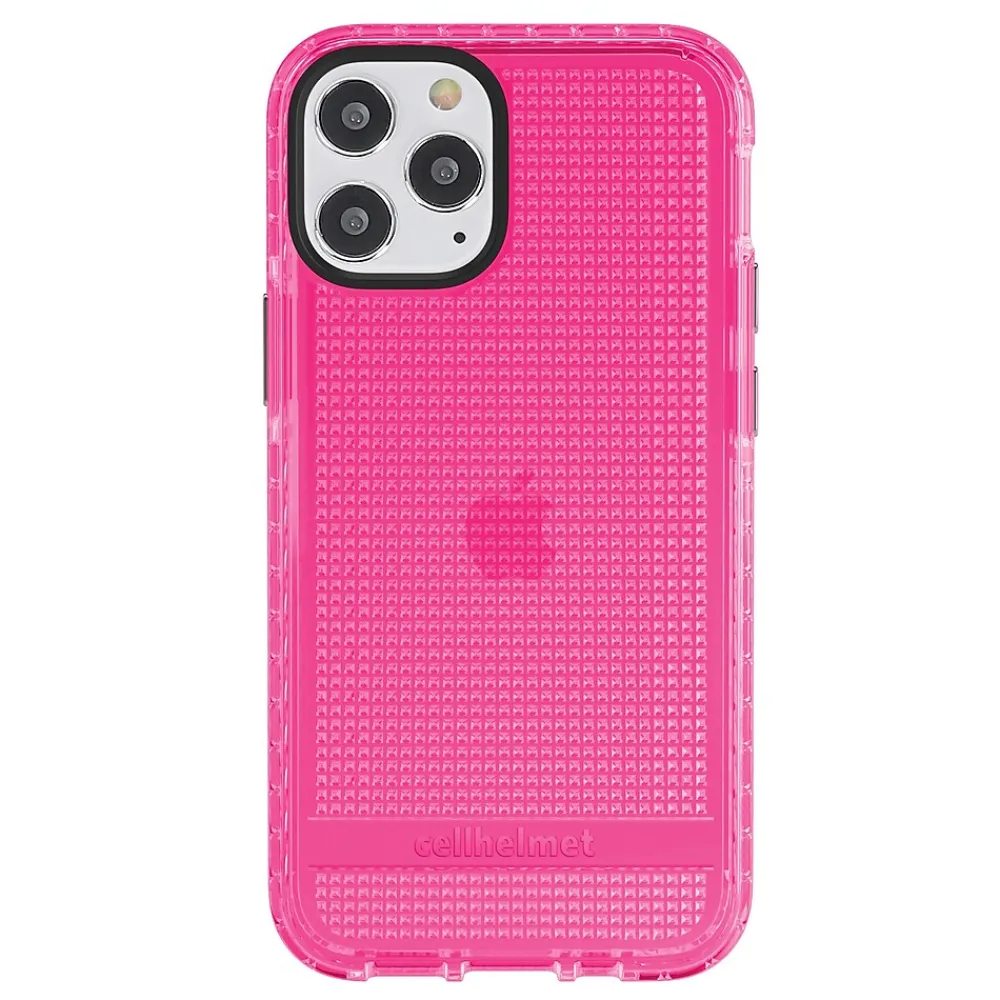 cellhelmet Altitude X Series Phone Case for iPhone 12/12 Pro, Pink (CHELCALT61PNK)