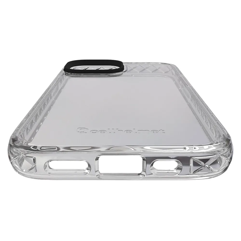 cellhelmet Altitude X Series Phone Case for iPhone 15 (6.1"), Crystal Clear (C-ALT-i15-6.1-CC)
