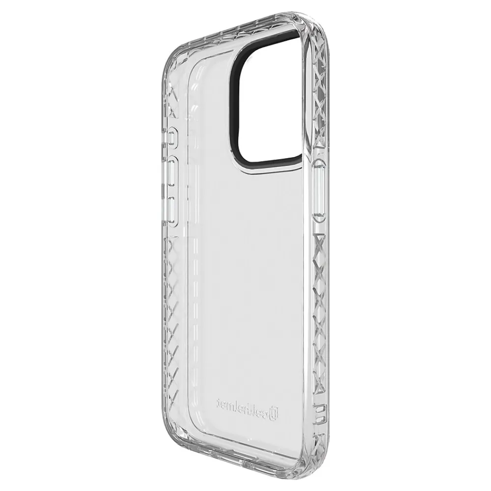 cellhelmet Altitude X Series Phone Case for iPhone 15 Pro (6.1"), Crystal Clear (C-ALT-i15-6.1PRO-CC)