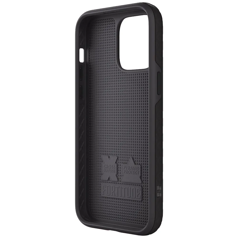 cellhelmet Fortitude Pro Series MagSafe Phone Case for iPhone 14 Pro Max, Onyx Black (CHELFRTI1467B)