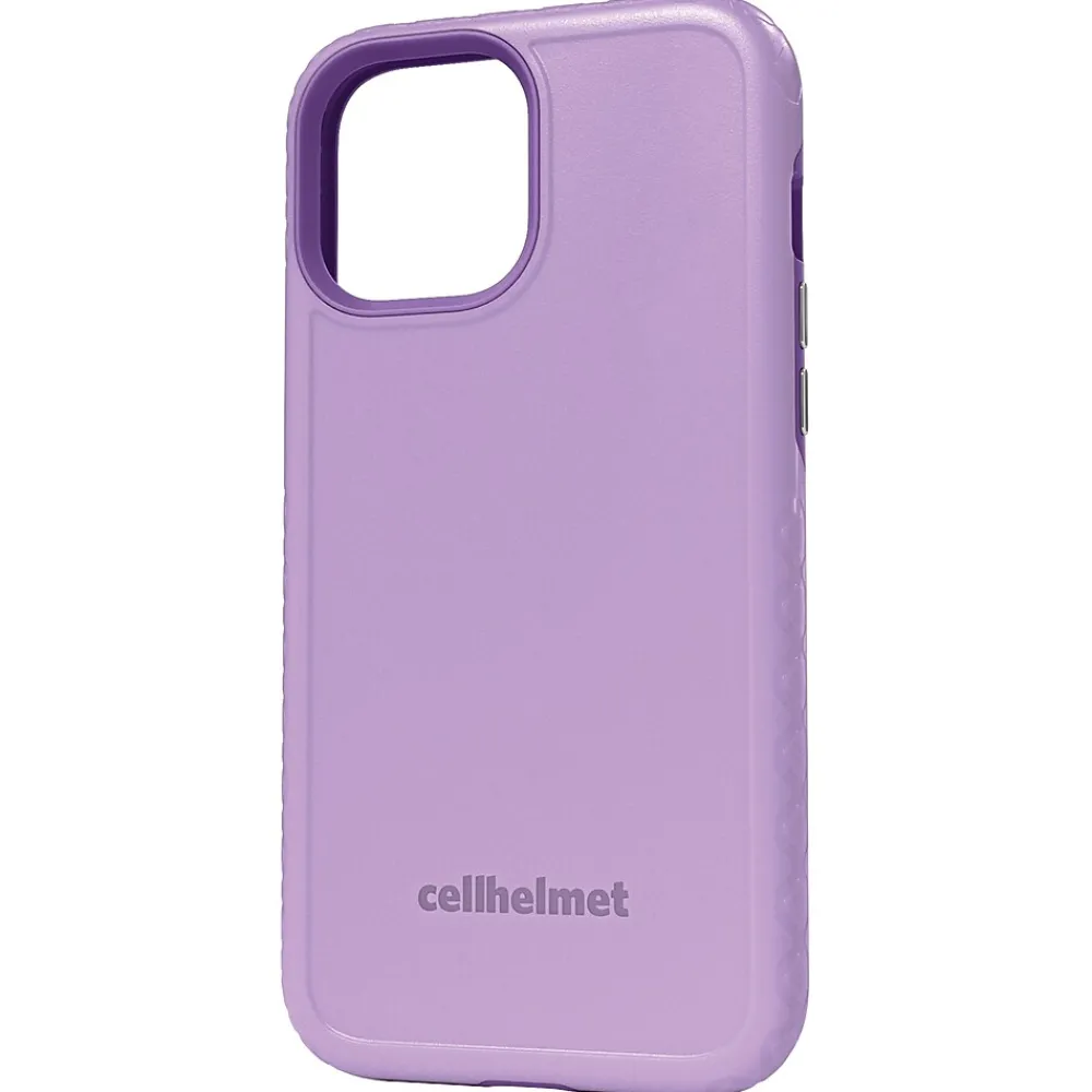 cellhelmet Fortitude Rugged Case for iPhone 12/12 Pro, Shock Absorbing, Purple (CHELCFORTI61LB)