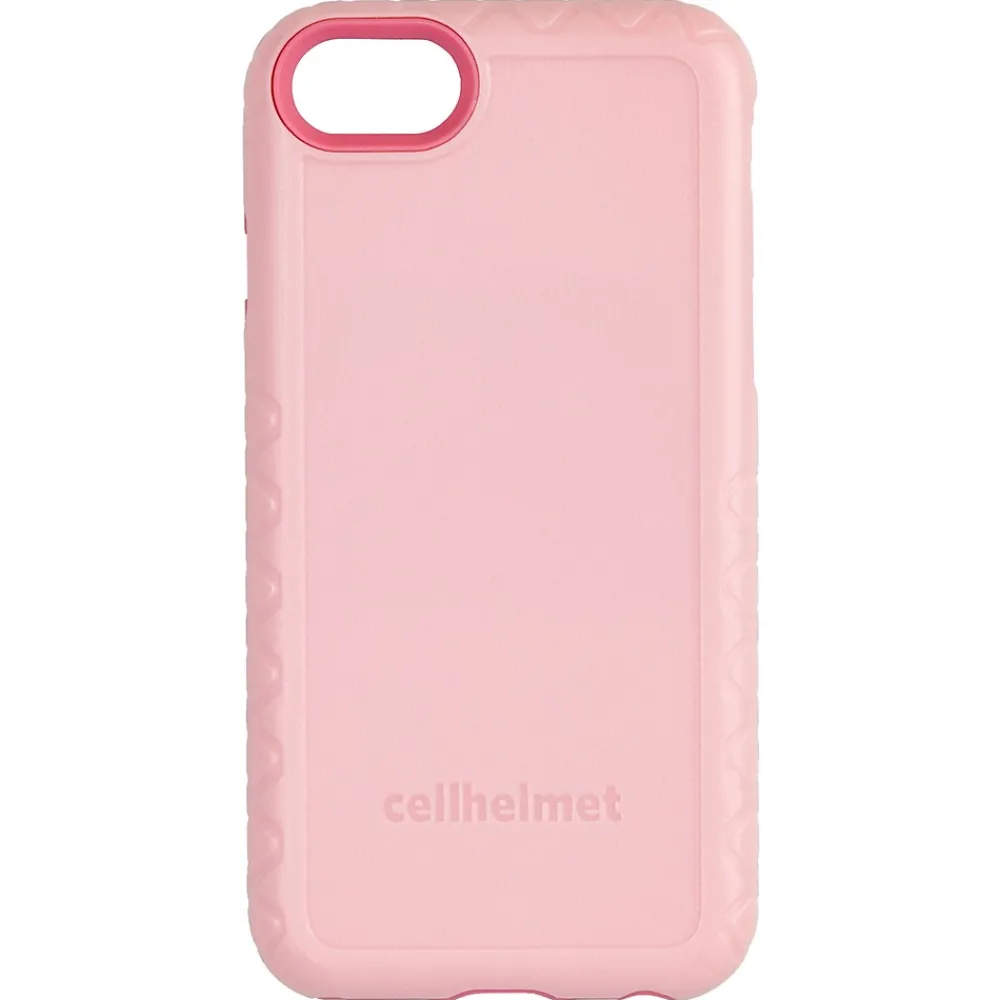 cellhelmet Fortitude Rugged Case for iPhone 6/6S/7/8, Shock Absorbing, Pink (CHELCHPCFOI8PM)