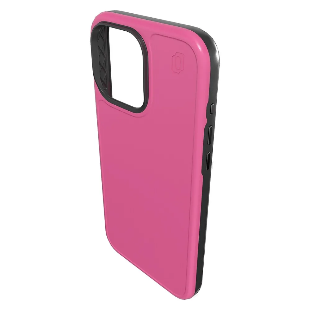cellhelmet Fortitude Series MagSafe Phone Case for iPhone 15 Pro Max (6.7"), Vivid Magenta (C-FORT-i15-6.7PROMAX-MAG)