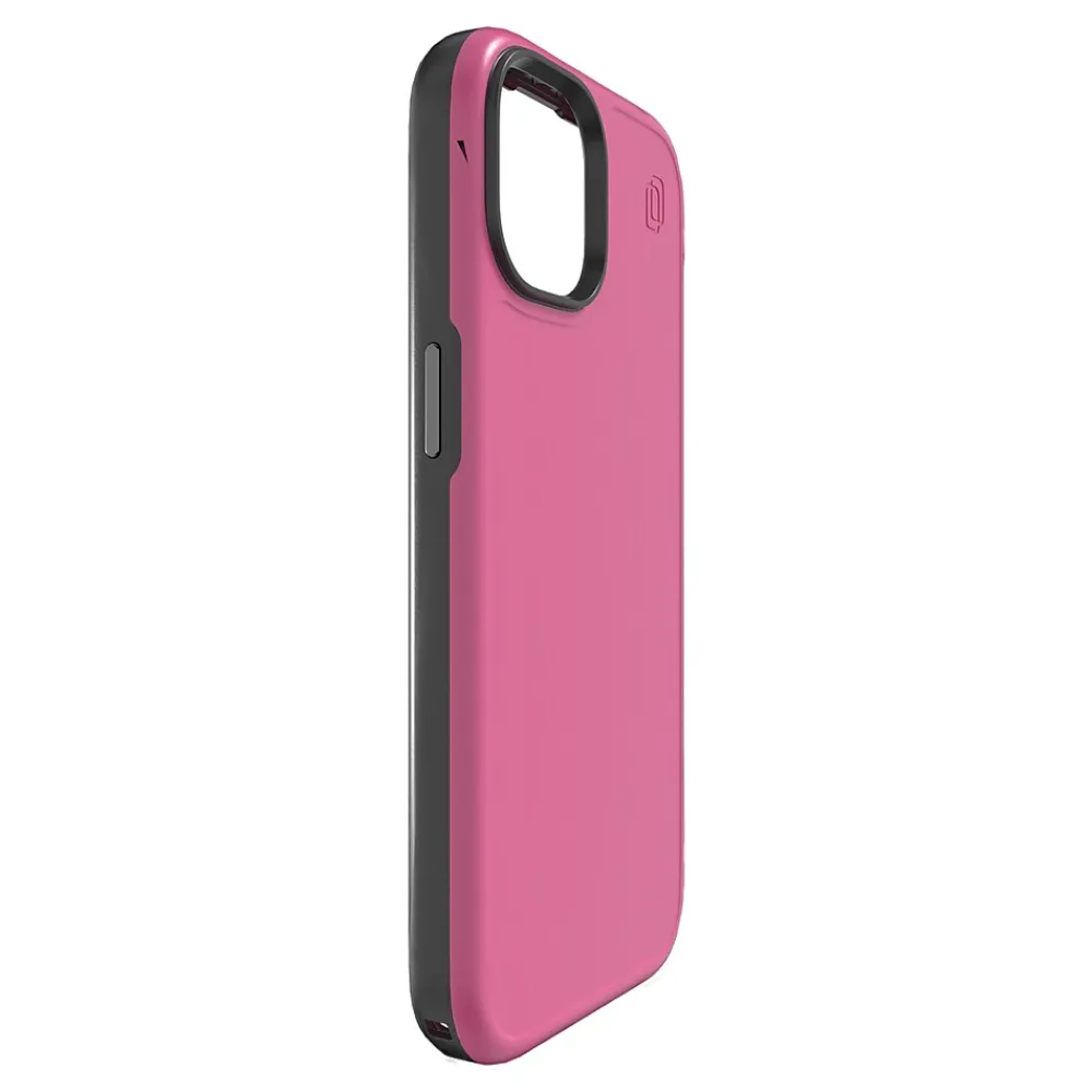 cellhelmet Fortitude Series MagSafe Phone Case for iPhone 15 (6.1"), Vivid Magenta (C-FORT-i15-6.1-MAG)