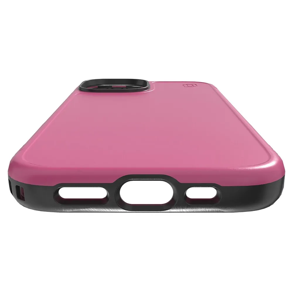 cellhelmet Fortitude Series MagSafe Phone Case for iPhone 15 (6.1"), Vivid Magenta (C-FORT-i15-6.1-MAG)