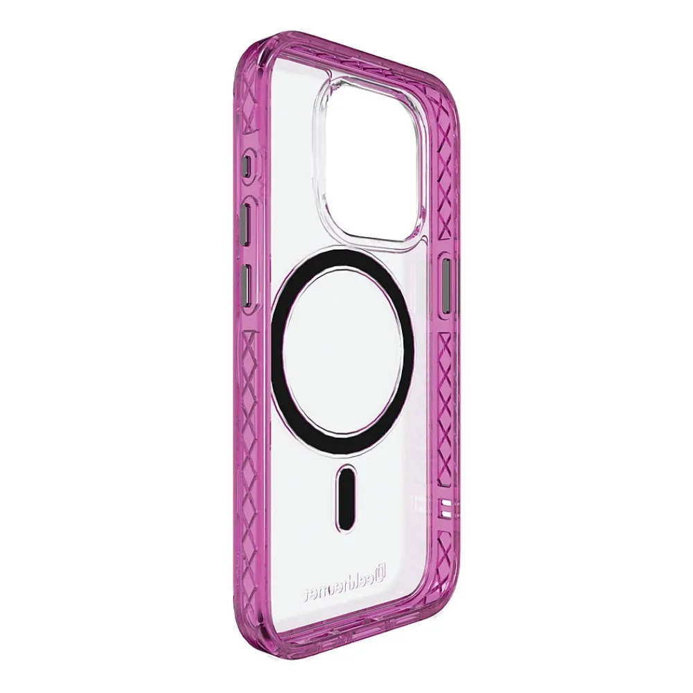 cellhelmet Magnitude Series MagSafe Phone Case for iPhone 15 Pro (6.1"), Vivid Magenta (C-MAG-i15-6.1PRO-MAG)