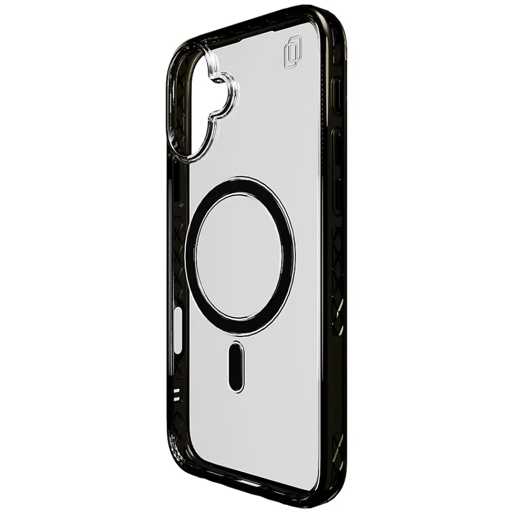 cellhelmet Magnitude Series MagSafe Phone Case for iPhone 16 Plus, Shock Absorbing, Onyx Black (CM-105-BLK)