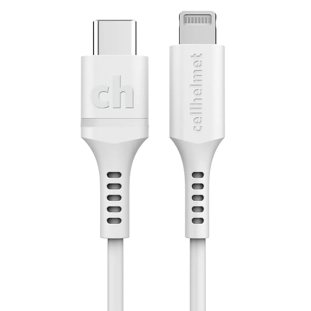 20-Watt Single-USB Power Delivery Wall Charger with USB-C to Lightning Round Cable, 3 Feet (WALL-PD-20W+R-LIGHT)<cellhelmet Clearance