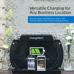 USB Charging Station for Most Smartphones, Black (CT-300061)<ChargeTech Best