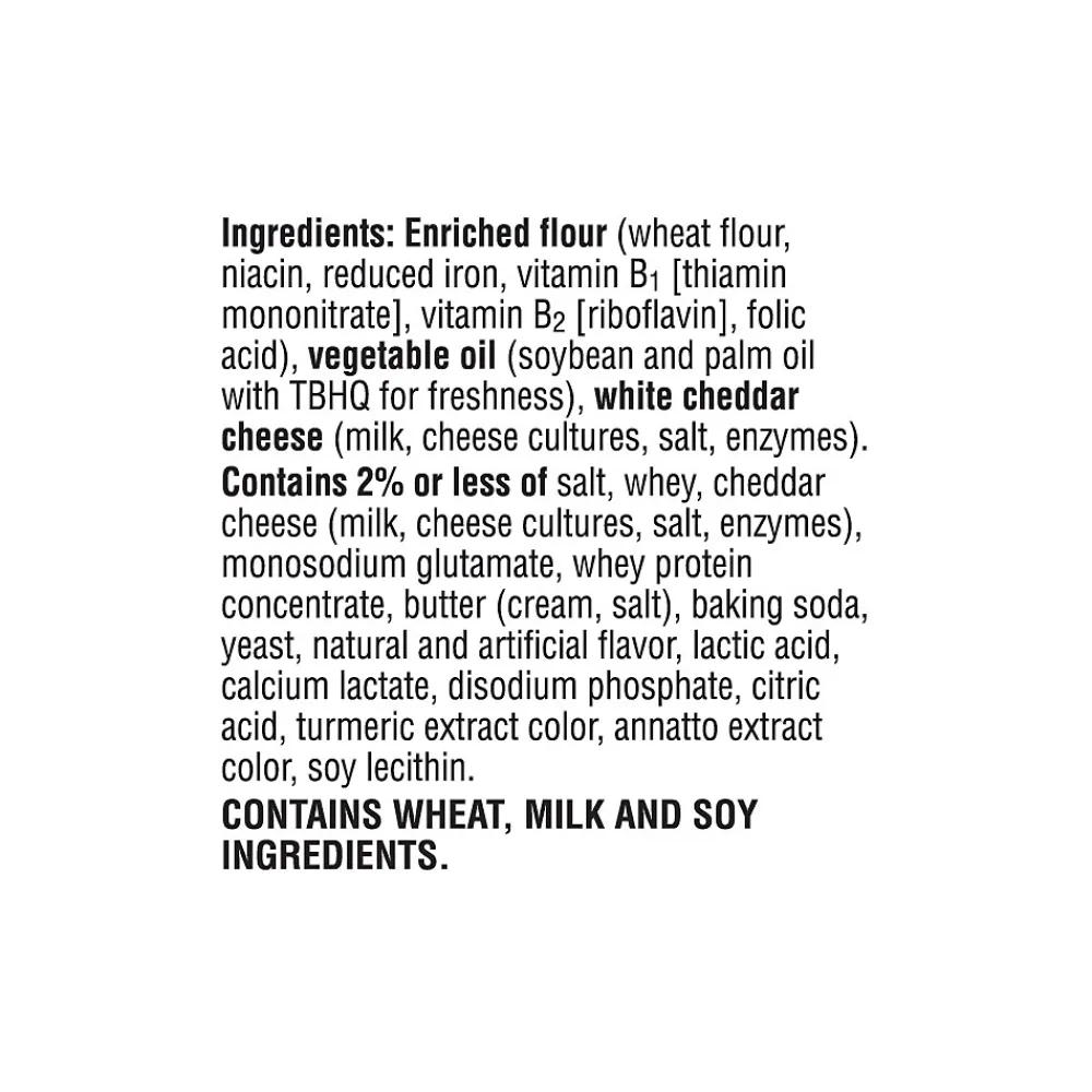 Cheez-It White cheddar Crackers, 1.5 oz., 45 Packs/Box (KEE10893)