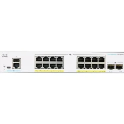 Hot Cisco 250 16-Port Gigabit Ethernet Managed Switch, Silver (CBS25016P2GNA)
