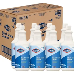 Pro Bleach Cream Cleaner, Fresh Scent, 32 oz., 8/Carton (CLO 30613)<Clorox