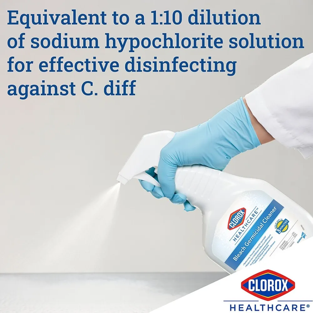 Bleach Germicidal Cleaner Refill, 128 oz., 4/Carton (68978)<Clorox Healthcare Best