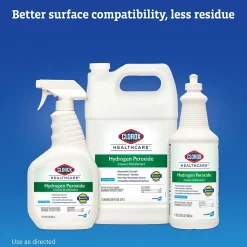 Hydrogen Peroxide Cleaner Disinfectant Refill, 1 gal., 4/Carton (30829)<Clorox Healthcare Clearance