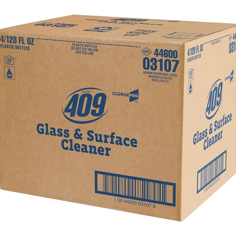 CloroxPro Glass & Surface Cleaner Refill, 128 oz., 4/Pack 03107)<Formula 409 Best