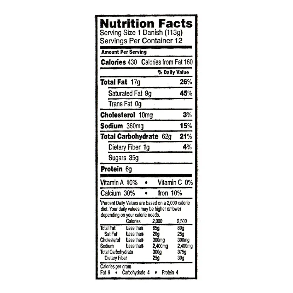 Cloverhill Original Cheese Danish, 12/Pack (900-00172)