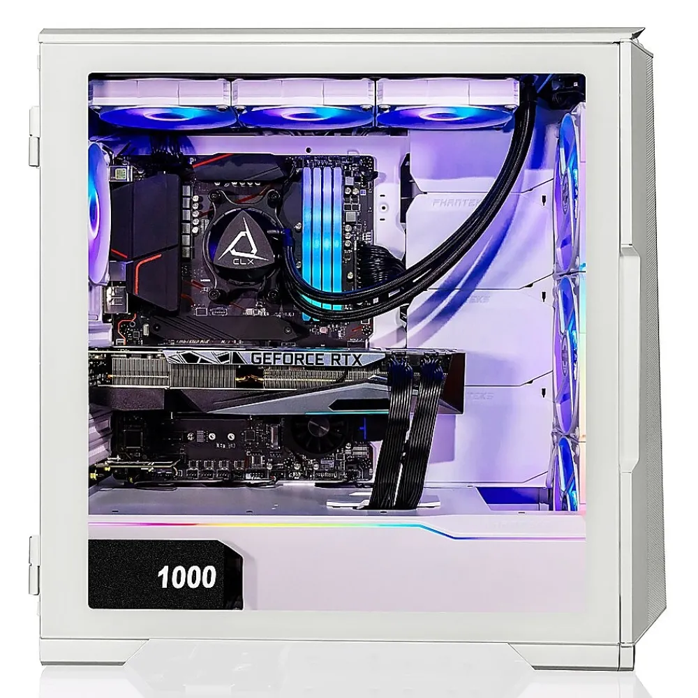 Hot CLX SET TGMSETRTH2A03WM Gaming Desktop Computer, AMD Ryzen 9 7900X, 64GB Memory, 1TB SSD, 6TB HDD