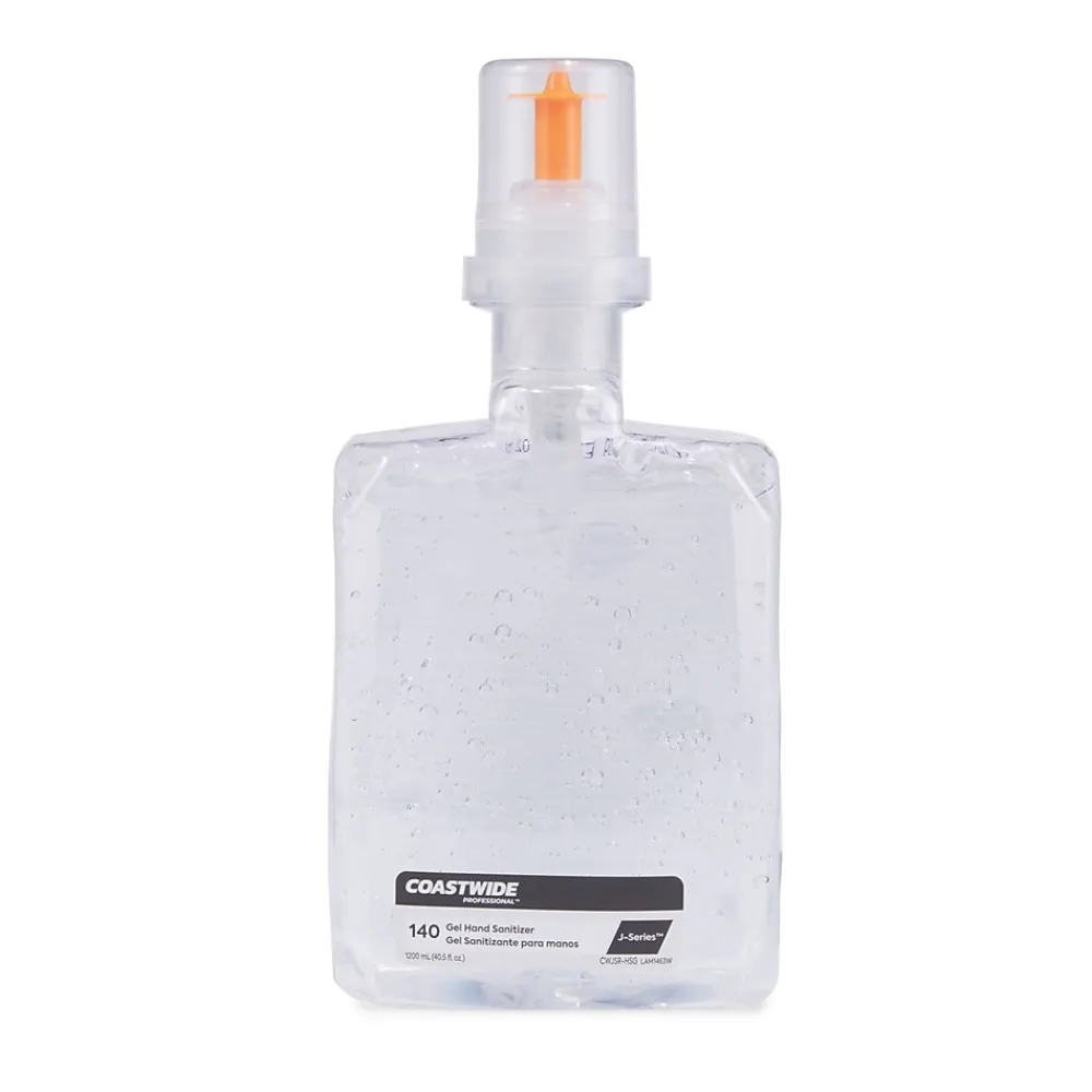 70% Alcohol Gel Hand Sanitizer Refill for J-Series, 1200 mL, 2/Carton (CWJSR-HSG)<Coastwide Professional Best