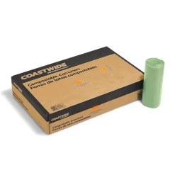 ™ 20-30 Gallon Compostable Bag, 30" x 39", Low Density, 0.88 Mil, Green, 150 Bags/Box (CW62407)<Coastwide Professional Discount