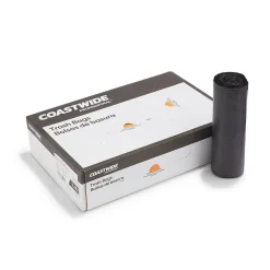 ™ 55-60 Gallon Trash Bag, 38" x 58", Low Density, 1.5 mil, Black, 5 100 Bags/Box (CW25531)<Coastwide Professional Hot