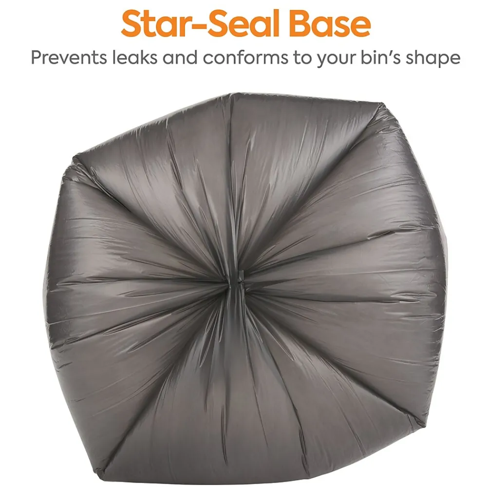 ™ 20-30 Gallon Trash Bag, 30" x 36", Low Density, 0.45 mil, Black, 250 Bags/Box (CW18182)<Coastwide Professional Best