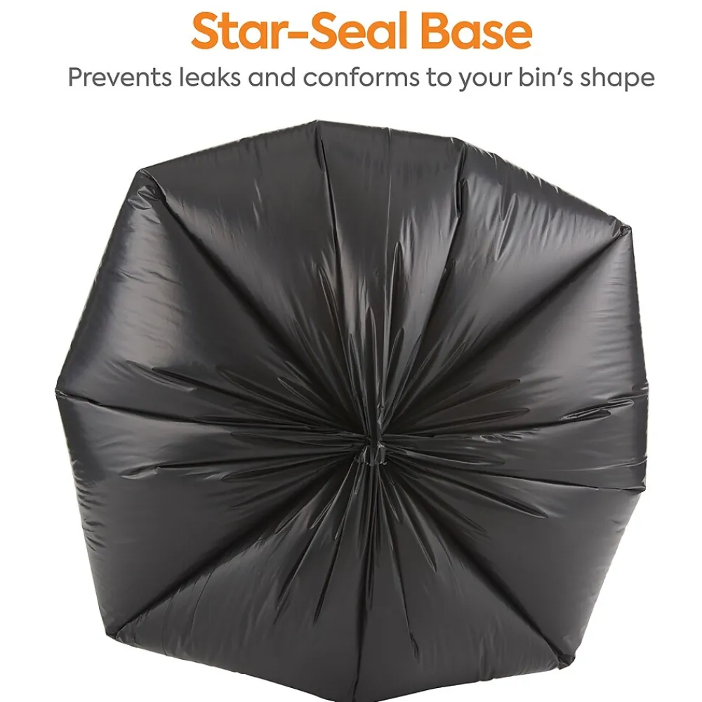 ™ AccuFit 23 Gallon Trash Bag, 28" x 45", Low Density, 0.9 mil, Black, 200 Bags/Box (CW22932)<Coastwide Professional New