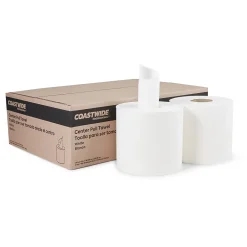 Coastwide Professional â„¢ Centerpull Paper Towel, 2-Ply, White, 660 Sheets/Roll, 6 Rolls/Carton (CW26115)