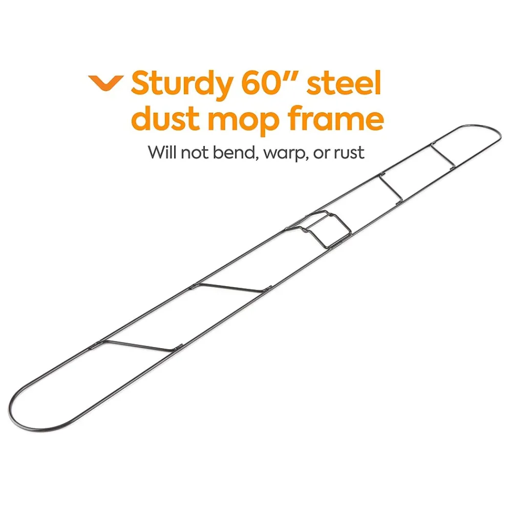 ™ Dust Mop Frame, 60" x 5", Black (CW56767)<Coastwide Professional Sale
