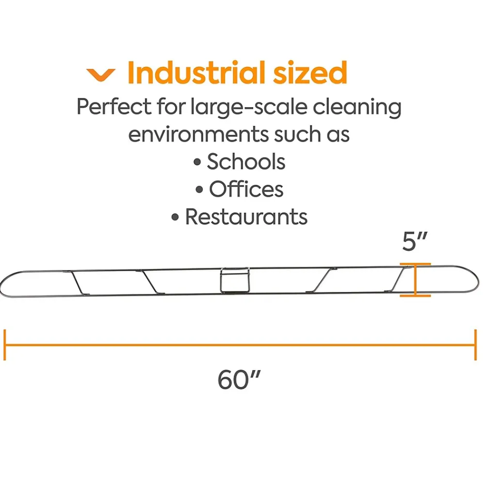 ™ Dust Mop Frame, 60" x 5", Black (CW56767)<Coastwide Professional Sale