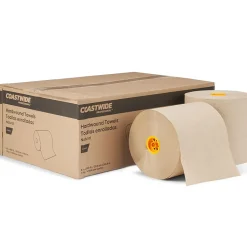 Coastwide Professional ™ J-Series Hardwound Paper Towels, 1-ply, 800 ft./Roll, 6 Rolls/Carton (CWJHT-NAT)