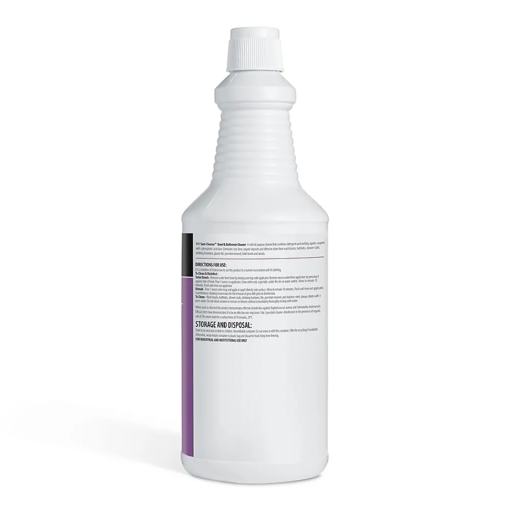 Sani Cleanse Restroom Disinfectant Bowl Cleaner, Cherry Almond Scent, 32 Oz. (CW111RU32-A<Coastwide Professional Hot
