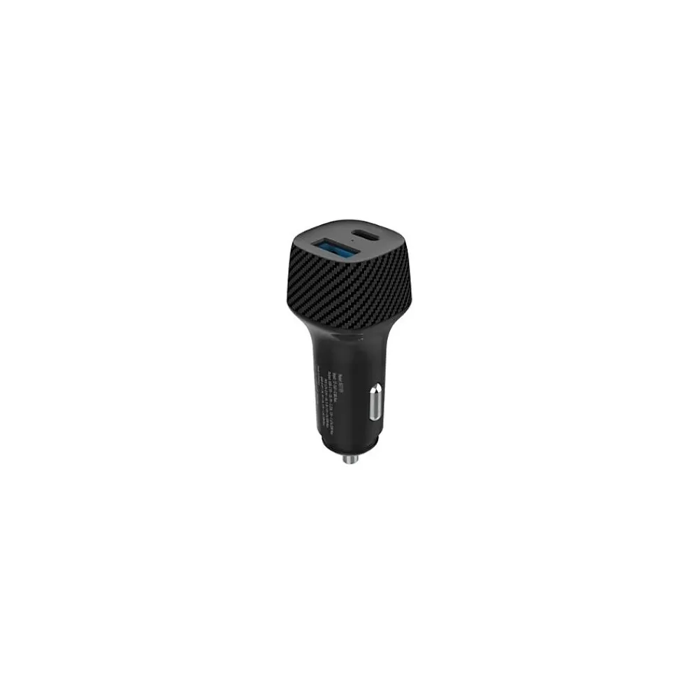 20W Dual Port Car Charger, USB-A & USB-C Outputs (A01109)<CODi Best