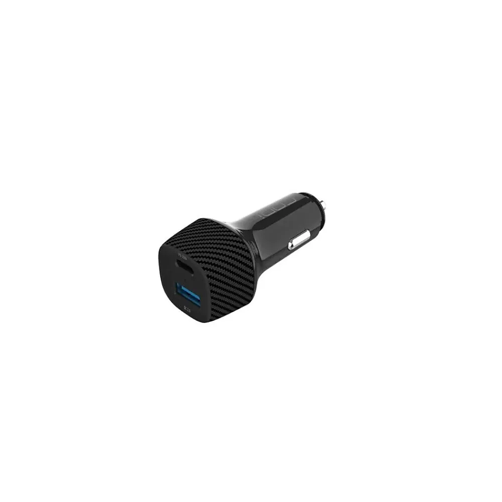 20W Dual Port Car Charger, USB-A & USB-C Outputs (A01109)<CODi Best