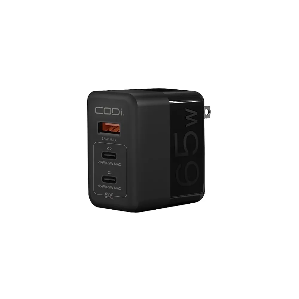 65W GaN Triple Port Wall Charger (A01106)<CODi Online