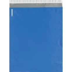Sale Partners Brand Colored Poly Mailers, Blue, 14-1/2 x 19", 100/Case