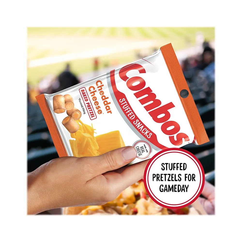 Combos Stuffed Snacks Cheddar Cheese Pretzels Nuggets, 6.3 oz. (06171)