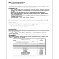 Medical Forms*ComplyRight 2024 ADA Dental Claim Forms, 100 Forms/Pack (20241100)